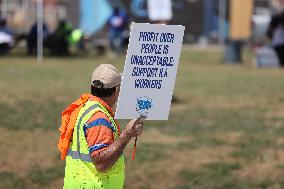 Port Of Houston Shuts Down Amid Dockworker Strike