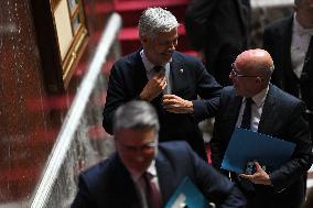 PM Barnier Delivers General Policy Speech - Paris