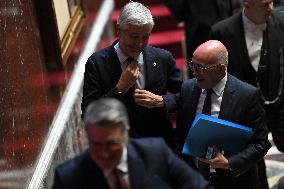 PM Barnier Delivers General Policy Speech - Paris