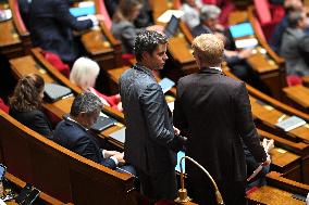 PM Barnier Delivers General Policy Speech - Paris