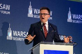 Warsaw Security Forum 2024 Day 1.