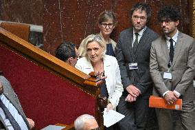 PM Barnier Delivers General Policy Speech - Paris