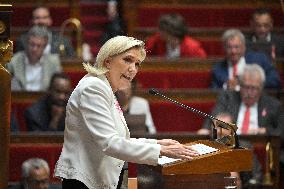 PM Barnier Delivers General Policy Speech - Paris