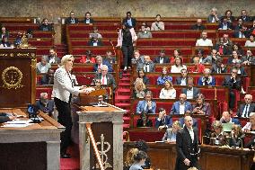 PM Barnier Delivers General Policy Speech - Paris