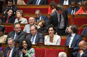 PM Barnier Delivers General Policy Speech - Paris