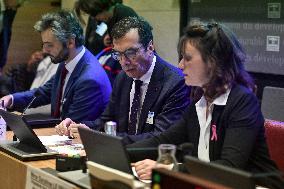 Jean-Pierre Farandou hearing before the Sustainable Development Committee at the National Assembly in Paris FA