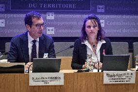 Jean-Pierre Farandou hearing before the Sustainable Development Committee at the National Assembly in Paris FA