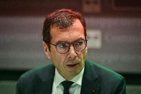 Jean-Pierre Farandou hearing before the Sustainable Development Committee at the National Assembly in Paris FA