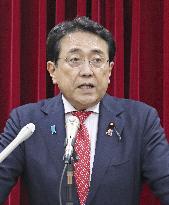 Japan's new economic revitalization minister Akazawa