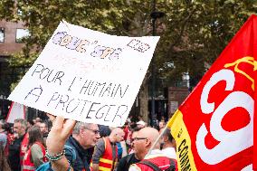 Inter-Union Demonstration - Toulouse