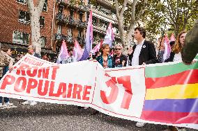 Inter-Union Demonstration - Toulouse