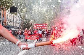 Inter-Union Demonstration - Toulouse