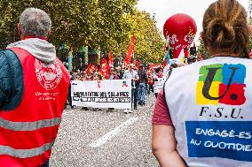 Inter-Union Demonstration - Toulouse