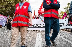 Inter-Union Demonstration - Toulouse