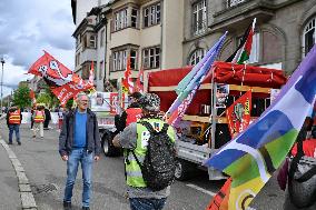 Inter-Union Demonstration - Strasbourg