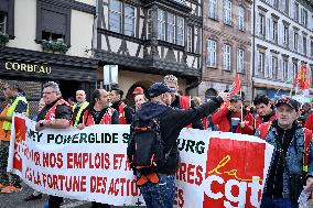 Inter-Union Demonstration - Strasbourg