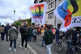 Inter-Union Demonstration - Strasbourg