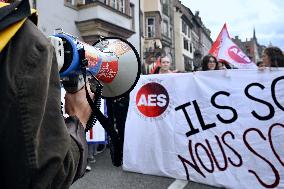 Inter-Union Demonstration - Strasbourg