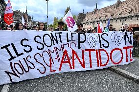 Inter-Union Demonstration - Strasbourg