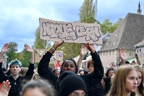 Inter-Union Demonstration - Strasbourg