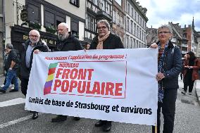 Inter-Union Demonstration - Strasbourg