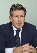 World Athletics President Sebastian Coe in Tokyo