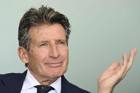 World Athletics President Sebastian Coe in Tokyo