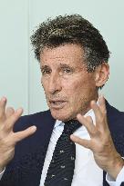 World Athletics President Sebastian Coe in Tokyo