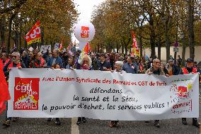 Inter-Union Demonstration - Paris