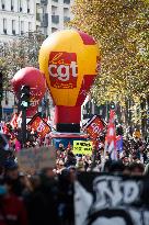 Inter-Union Demonstration - Paris