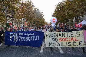 Inter-Union Demonstration - Paris