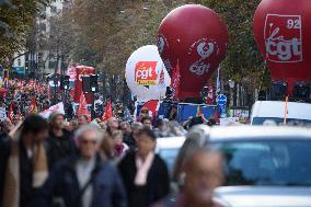 Inter-Union Demonstration - Paris