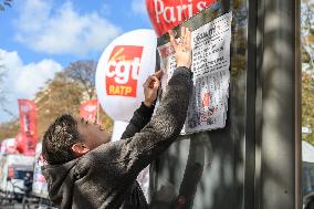 Inter-Union Demonstration - Paris