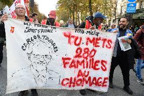 Inter-Union Demonstration - Paris