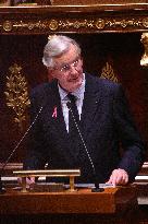 PM Barnier Delivers General Policy Speech - Paris