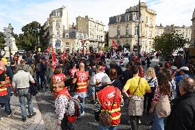 Inter-Union Demonstration - Bordeaux