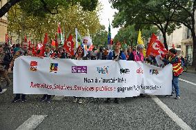 Inter-Union Demonstration - Bordeaux