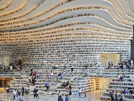 Binhai New Area Library in Tianjin