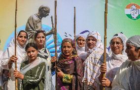 Mahatma Gandhi's 155th Birth Anniversary Celebrated In Kashmir, India