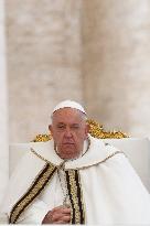 Pope Francis Leads The Mass For The Opening Session Of The 16th Ordinary General Assembly Of The Synod Of Bishops