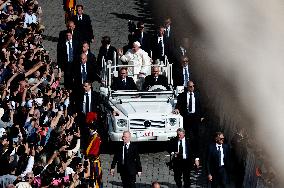 Pope Francis Leads The Mass For The Opening Session Of The 16th Ordinary General Assembly Of The Synod Of Bishops