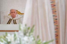 Pope Francis Leads The Mass For The Opening Session Of The 16th Ordinary General Assembly Of The Synod Of Bishops