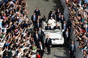 Pope Francis Leads The Mass For The Opening Session Of The 16th Ordinary General Assembly Of The Synod Of Bishops