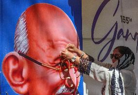 Mahatma Gandhi's 155th Birth Anniversary Celebrated In Kashmir, India