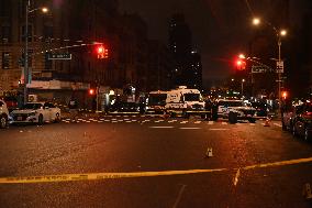 Two Men Shot, One Man Killed In A Shooting In The Washington Heights Section Of Manhattan New York City