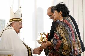 Pope Francis Leads Mass For The Inauguration Of The Synod - Vatican