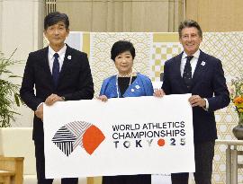 World Athletics President Sebastian Coe in Tokyo