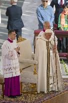 Pope Francis Leads Mass For The Inauguration Of The Synod - Vatican