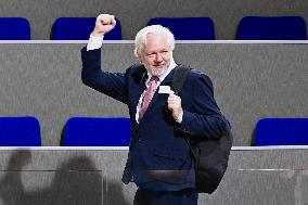 Julian Assange At Council Of Europe - Strasbourg