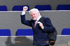 Julian Assange At Council Of Europe - Strasbourg